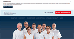Desktop Screenshot of ortho-zentrum.de